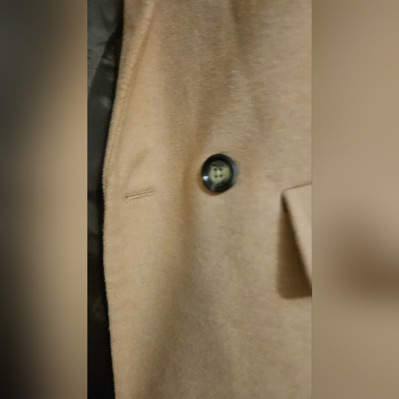 MANGO Lapels wool coat. Tan. Size Large. NWOT - Picture 10 of 16